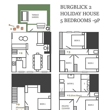 House Burgblick2 With Garden - Vosproperties 몬샤우